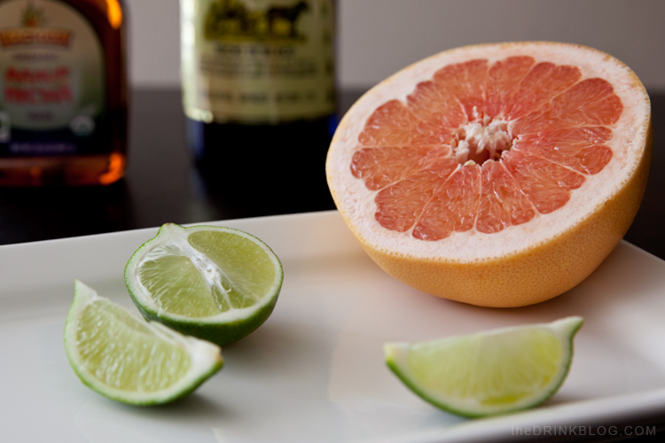 grapefruit and lime, with some tequila for the ultimate paloma