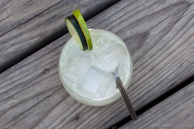 cucumber gin spritzer