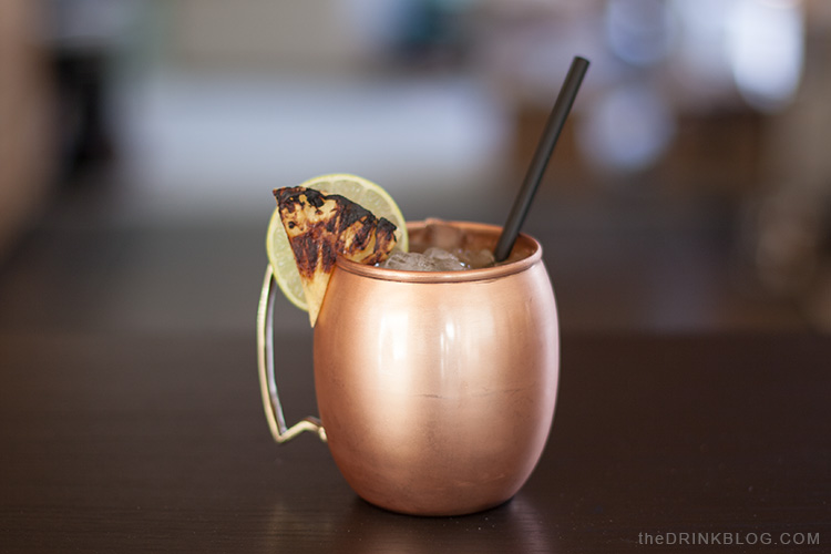 grilled pineapple moscow mule