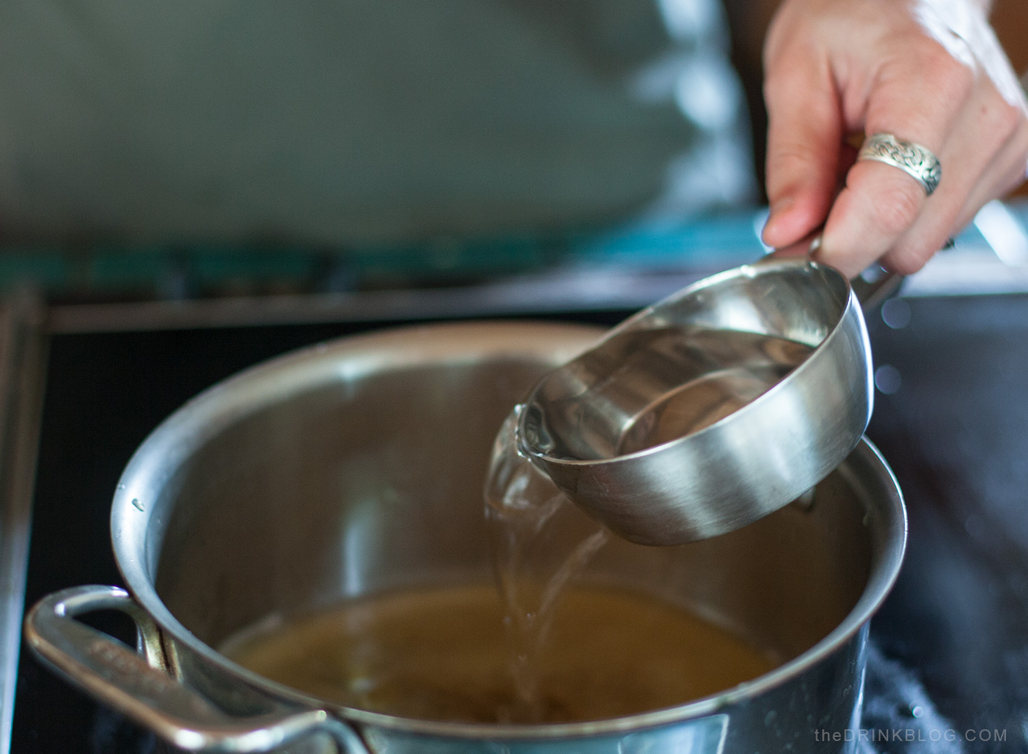 add water to pot