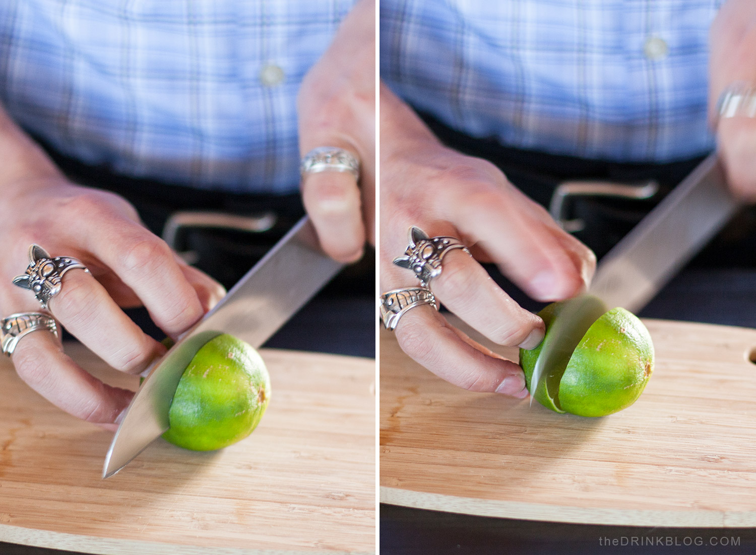 slicing limes